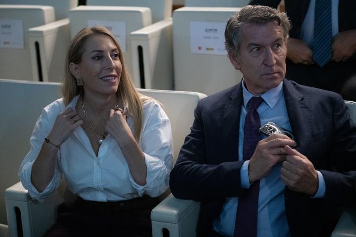 María Guardiola y Alberto Núñez Feijóo (Europa Press via Getty Images)