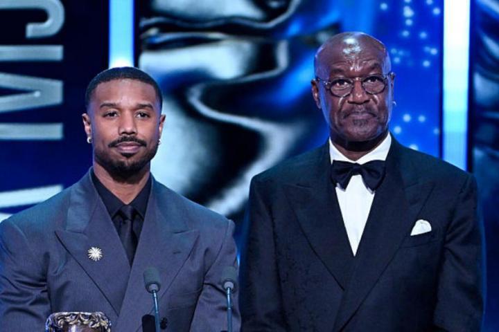 Michael B. Jordan y Delroy Lindo, sobre el escenario de los BAFTA (Getty Images)
