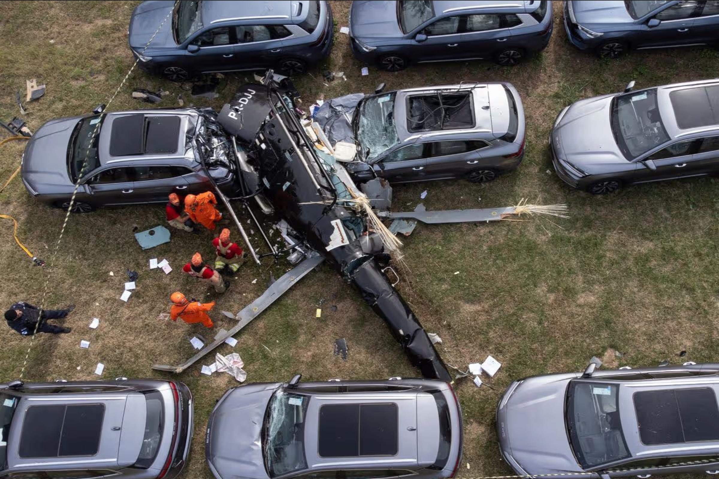 An aerial view shows firefighters working at the site of a helicopter crash in the Recreio dos Bandeirantes neighbourhood in Rio de Janeiro, Brazil, on June 14, 2026. At least six people died in Brazil on June 14 after two helicopters crashed in western Rio de Janeiro, after a suspected mid-air collision, firefighters said.  RIP Alexandre Souza, Brazilian pilot
RIP Oliver Tree, American singer-songwriter and rapper
RIP Lucas A. Vignale, Argentine director and screenwriter
RIP Gaspar Prim (Gaspi), Argentine YouTuber and streamer
RIP Lucas Frota (Lucas Brito Chaves), Brazilian music producer