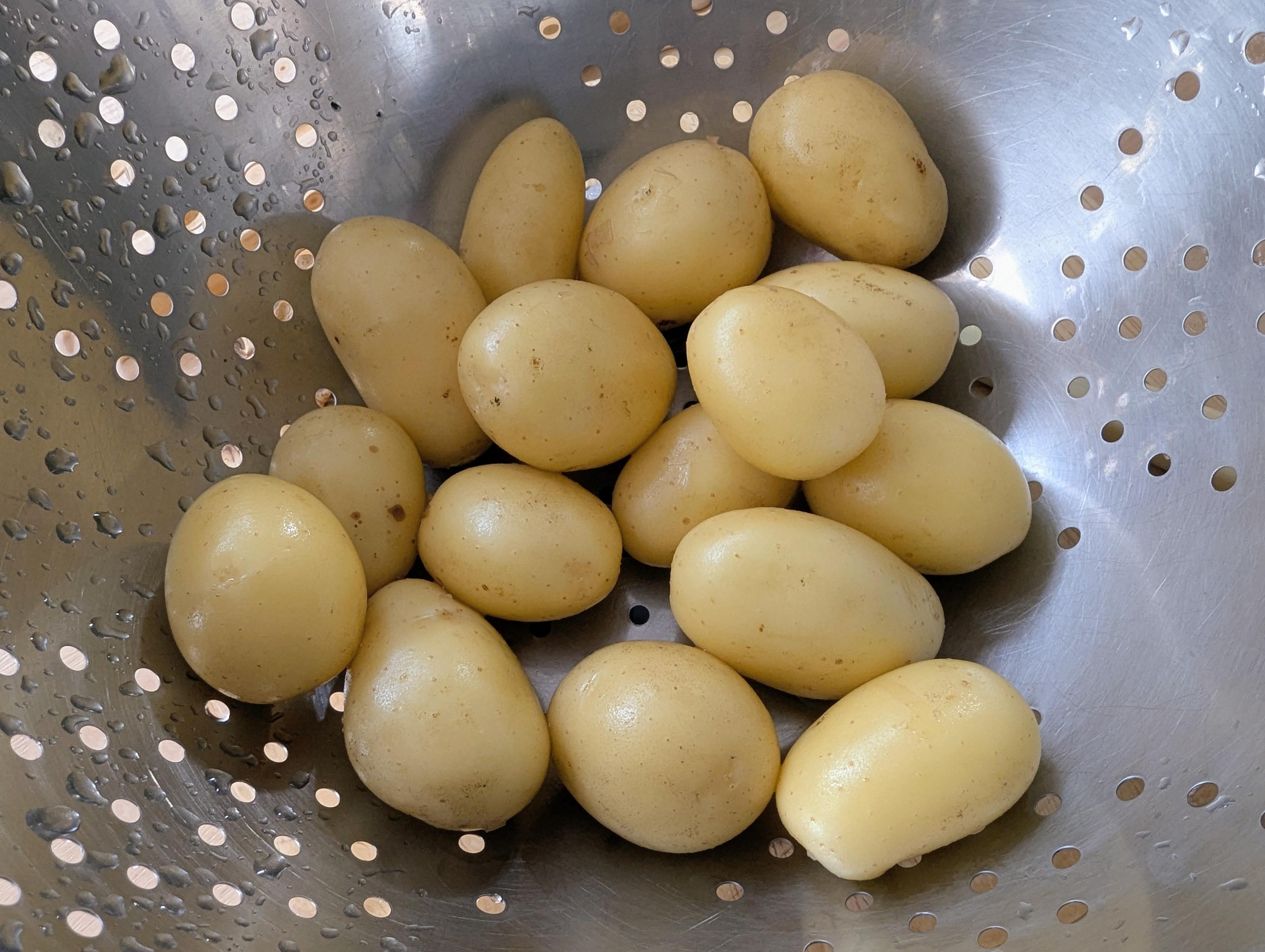 Washed and ready for boiling! 😋