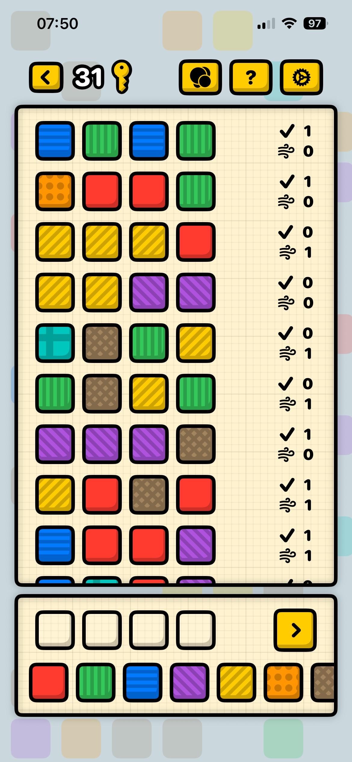 Screenshot of today’s level of the day.