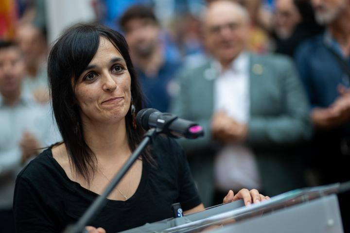 La líder de la formación ultra Aliança Catalana y alcaldesa de Ripoll, Sílvia Orriols, en una imagen de archivo. (Lorena Sopena / Europa Press via Getty Images)