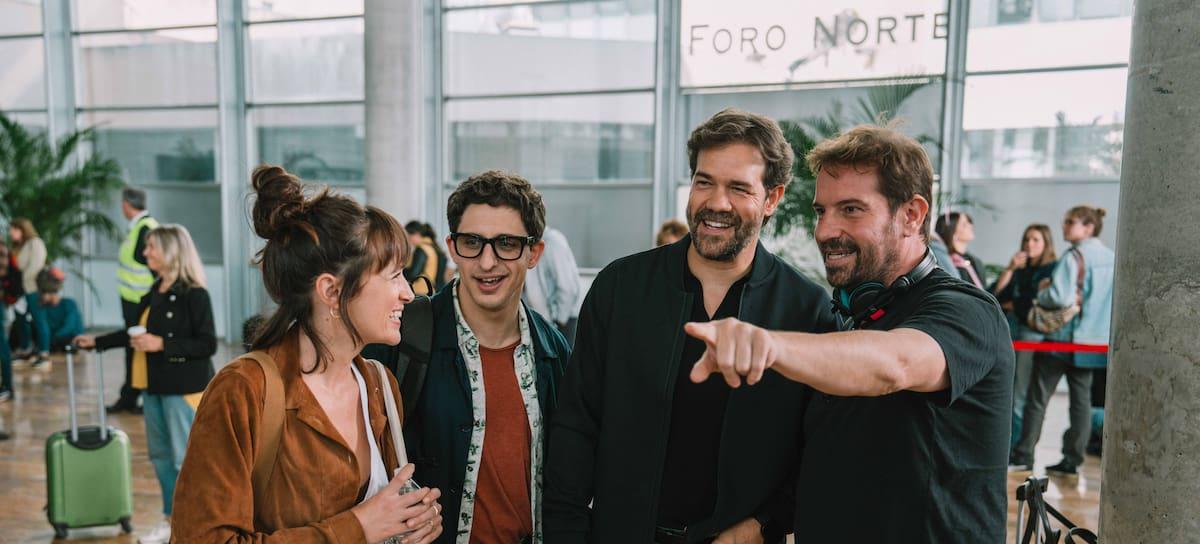 Parte del reparto de 'El Último Mono'. / Laia Lluch | Buena Vista International / LAIALLUCH
