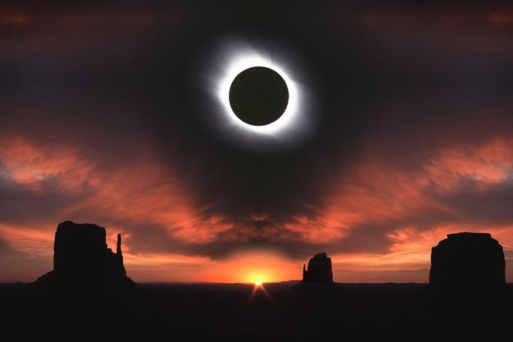 Una imagen de un eclipse. (Getty Images)