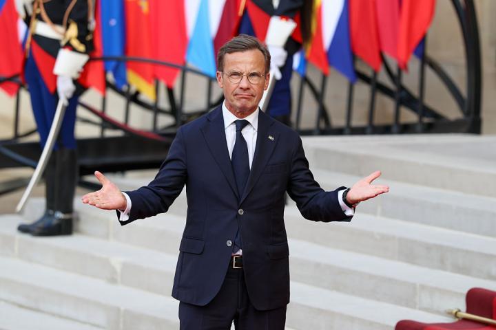 Ulf Kristersson, fotografiado el 13 de julio de 2026 en París. (Getty Images)