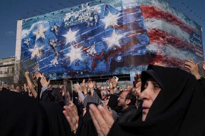 Manifestantes iraníes (Morteza Nikoubazl)