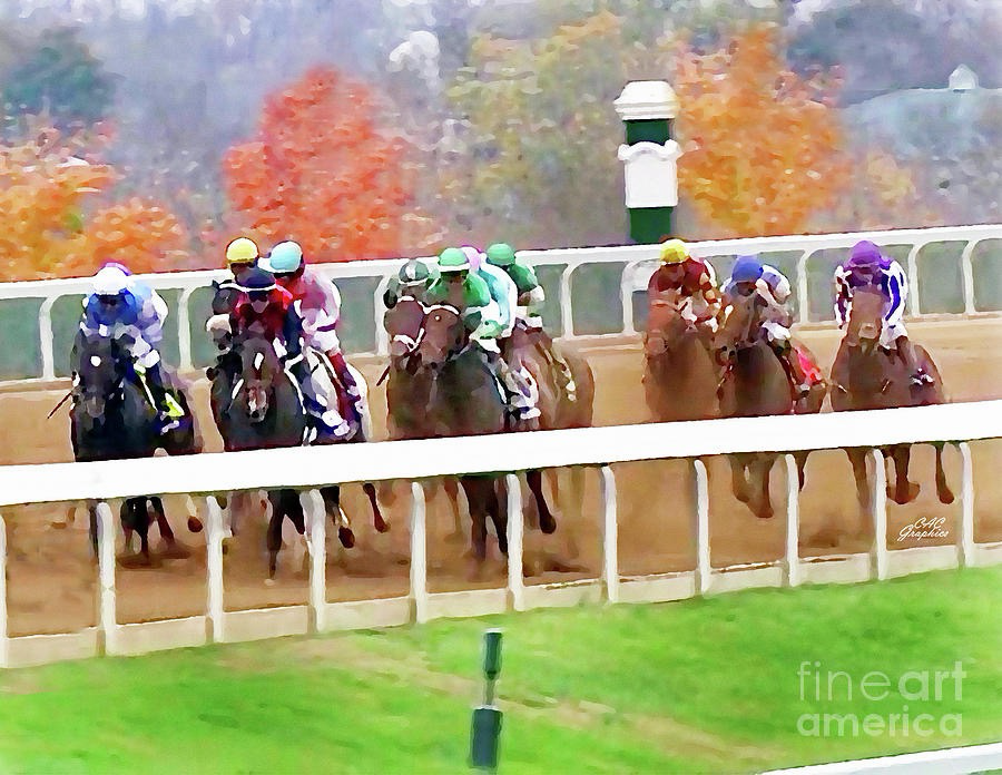 Keeneland Backstretch artwork
