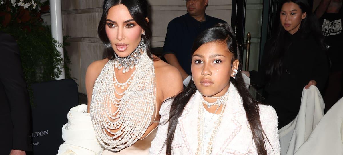 Kim Kardashian y North West / MEGA