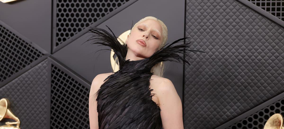 Lady Gaga en la alfombra roja de los Grammy 2026. / Brianna Bryson