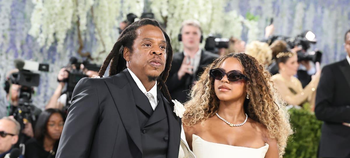 Jay-Z y Blue Ivy Carter en la Met Gala. Nueva York, mayo de 2026. / Theo Wargo