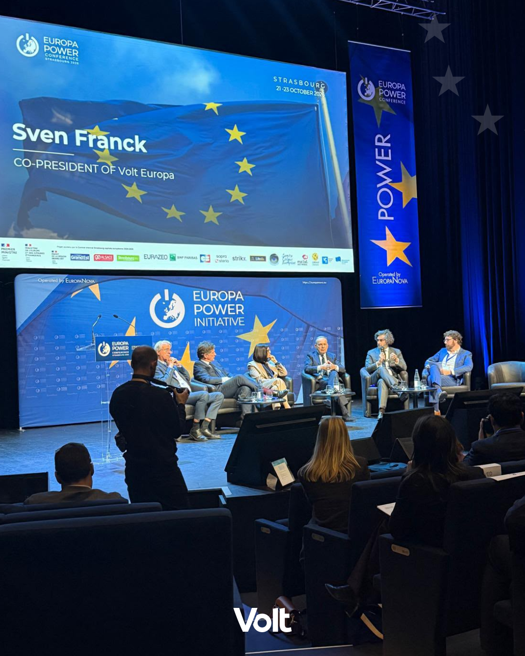 Speaking on the panel on Europe's power or lack thereof