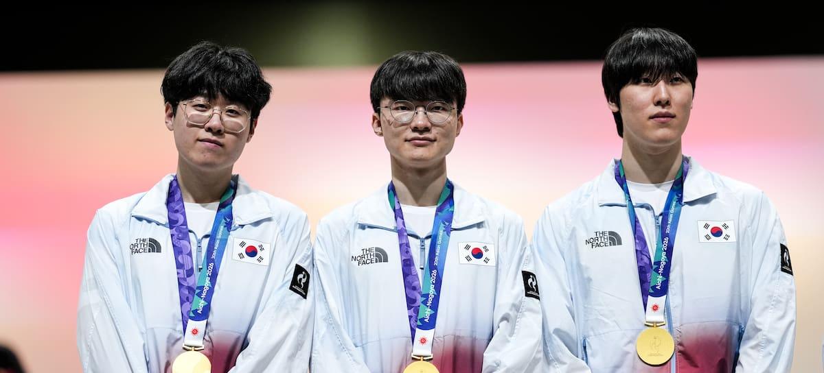 Equipo de T1 de 'League of Legends' / Shi Tang