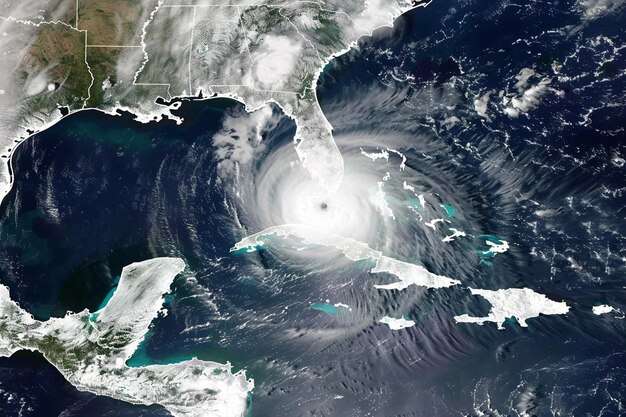 L’uragano Helene trasforma le acque della costa del Golfo in immagini satellitari mozzafiato