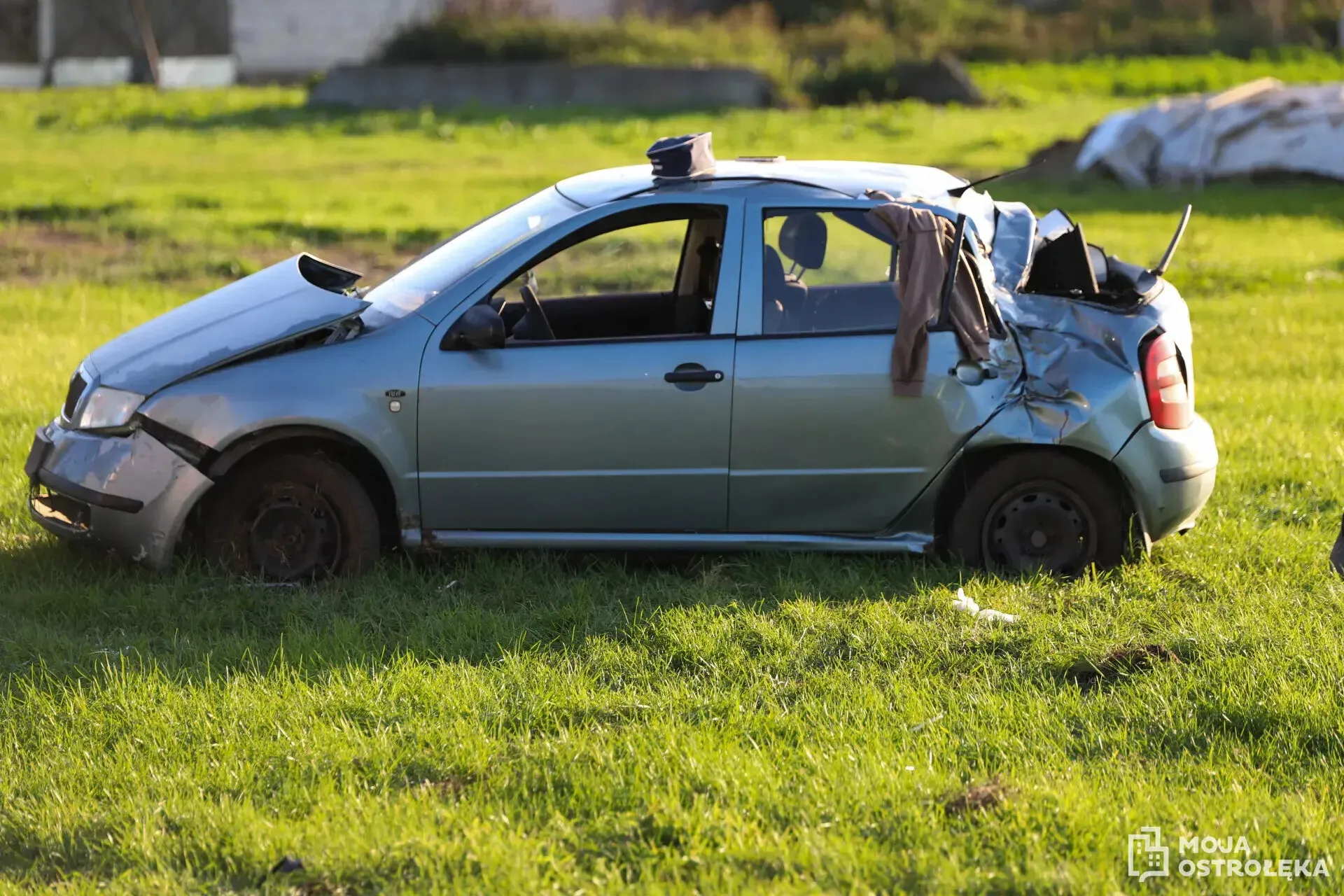 Jechał pijany i rozbił auto. Znamy ustalenia prokuratury w sprawie wypadku pod Czerwinem
