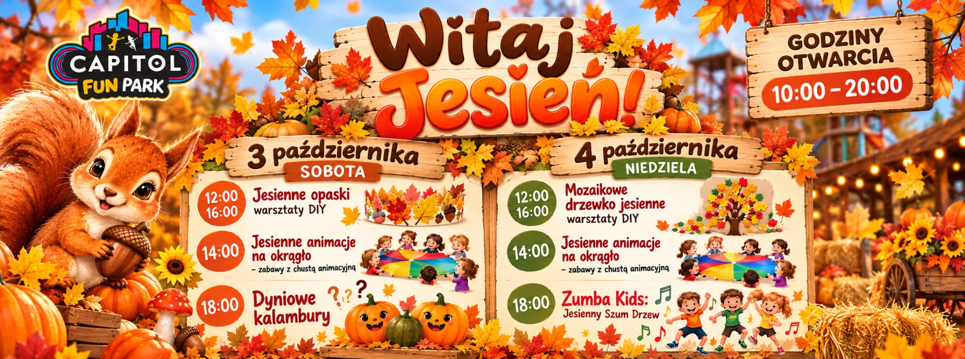 Przywitaj jesień w Capitol Fun Park