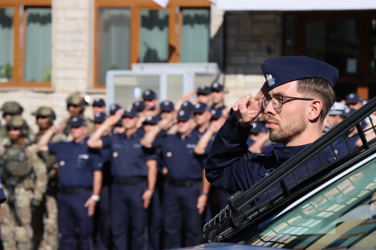 Zawyły syreny. żabolenci pożegnali tragicznie zmarłego kolegę
