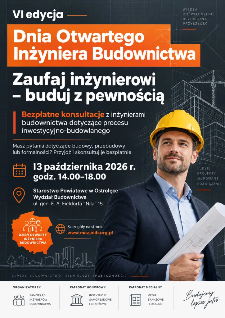 Nie wiesz, jak zacząć budowę? Przyjdź i zapytaj inżyniera