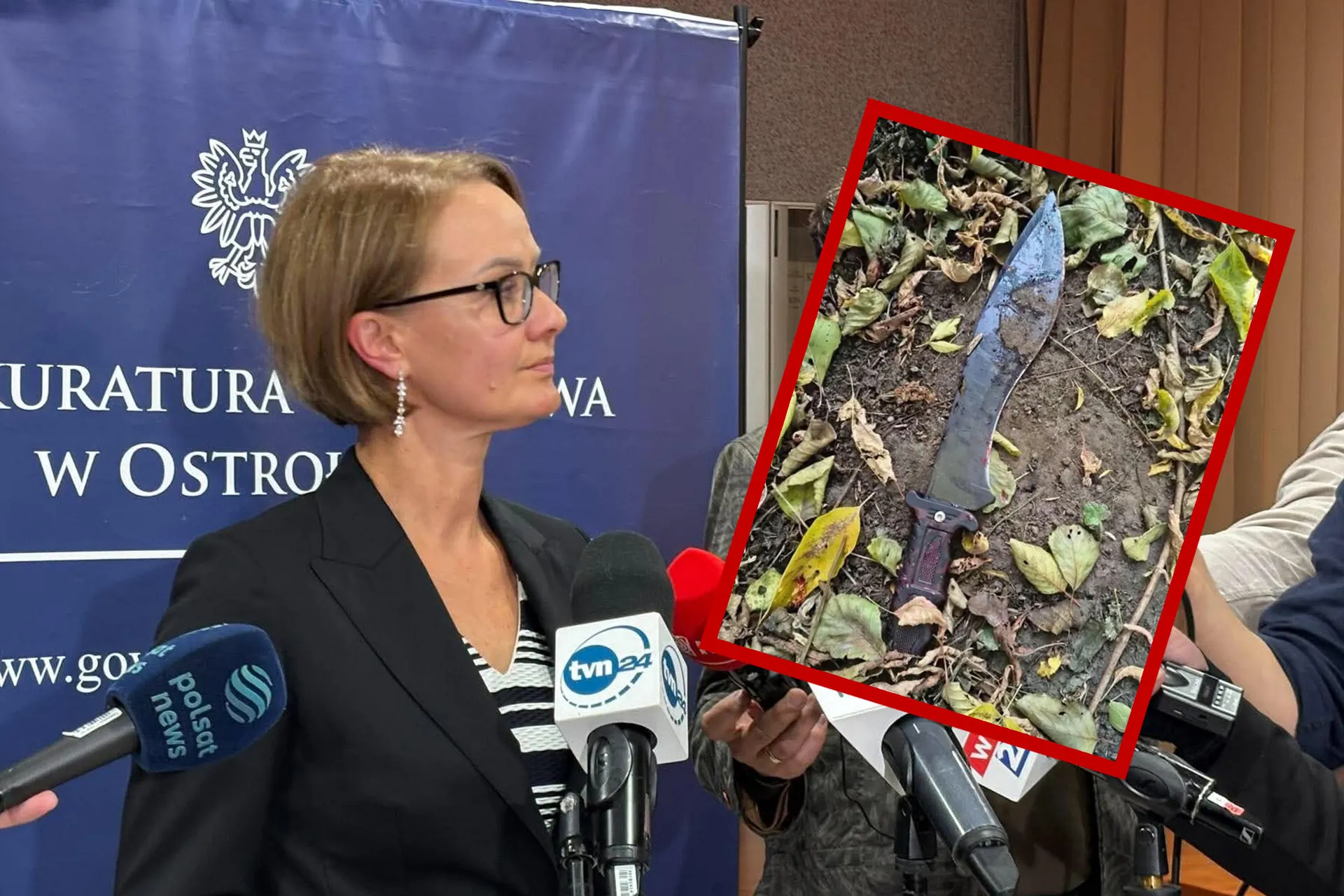Rzucił maczetą w uczniów, nożem atakował ofiary. Nowe fakty