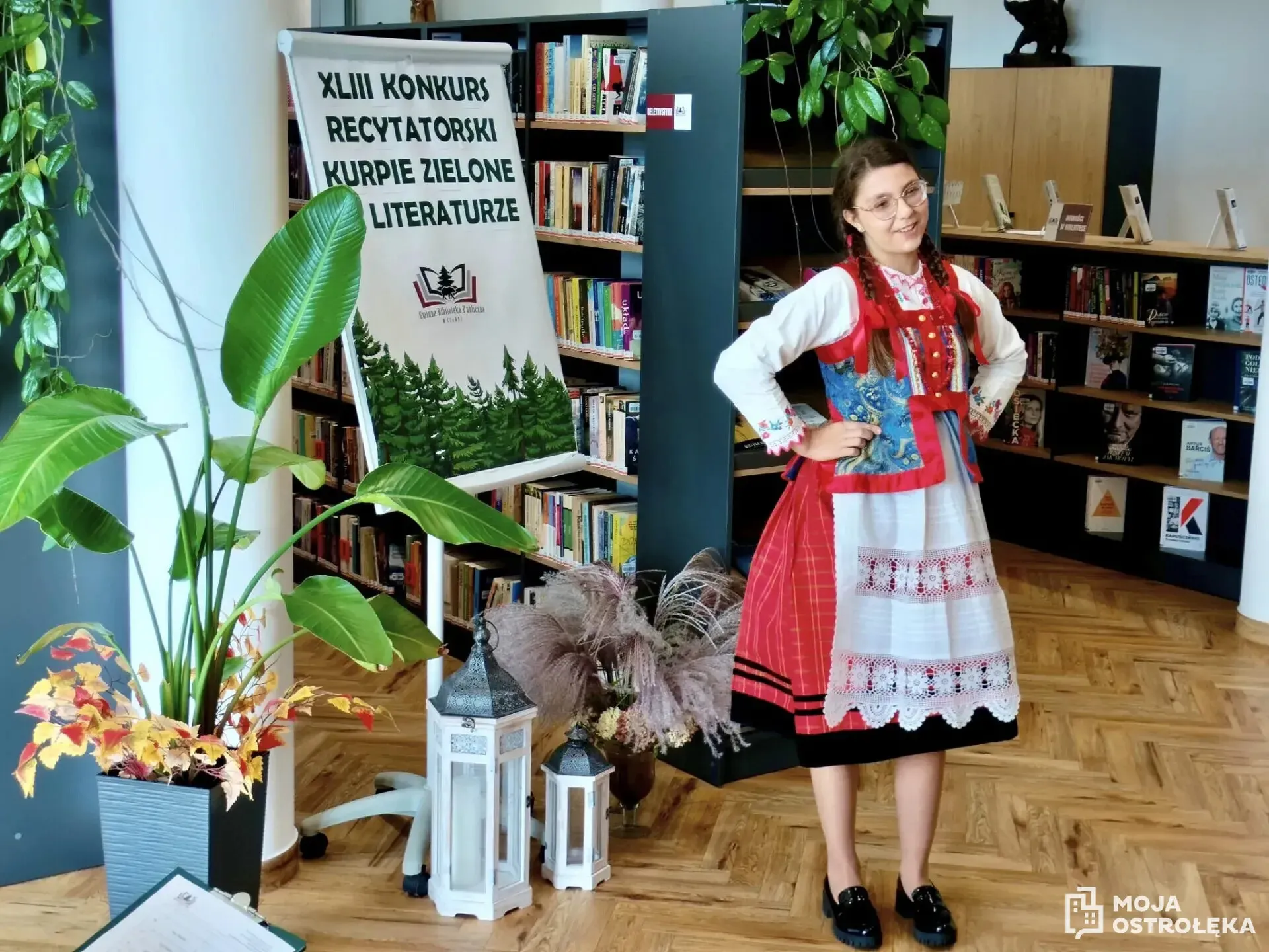 Eliminacje gminne XLIII Konkursu Recytatorskiego "Kurpie Zielone w Literaturze" w Czarni