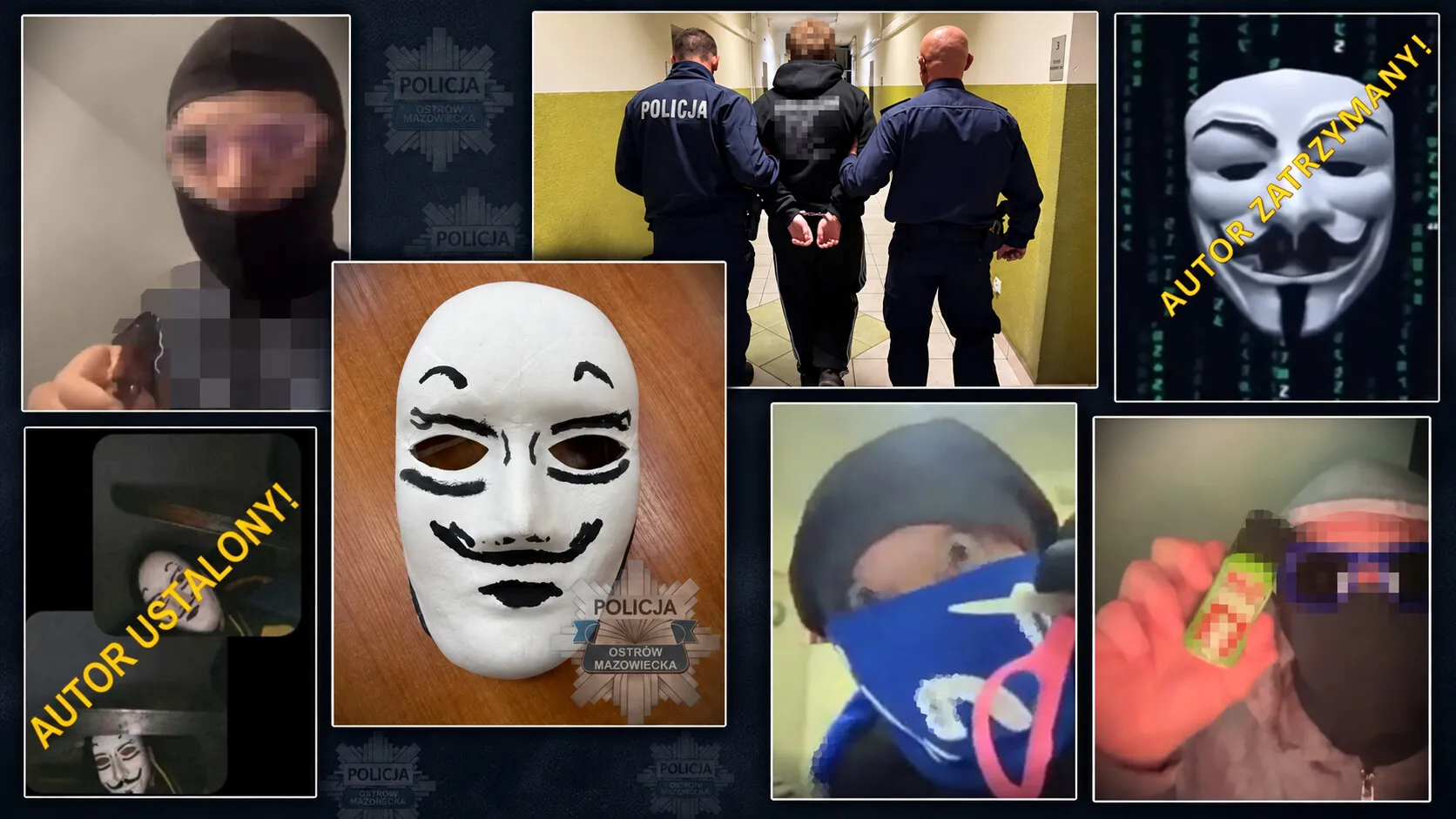 Ataki, groźby, niepokojące nagrania. Policja zatrzymała już 76 osób i liczba ta rośnie