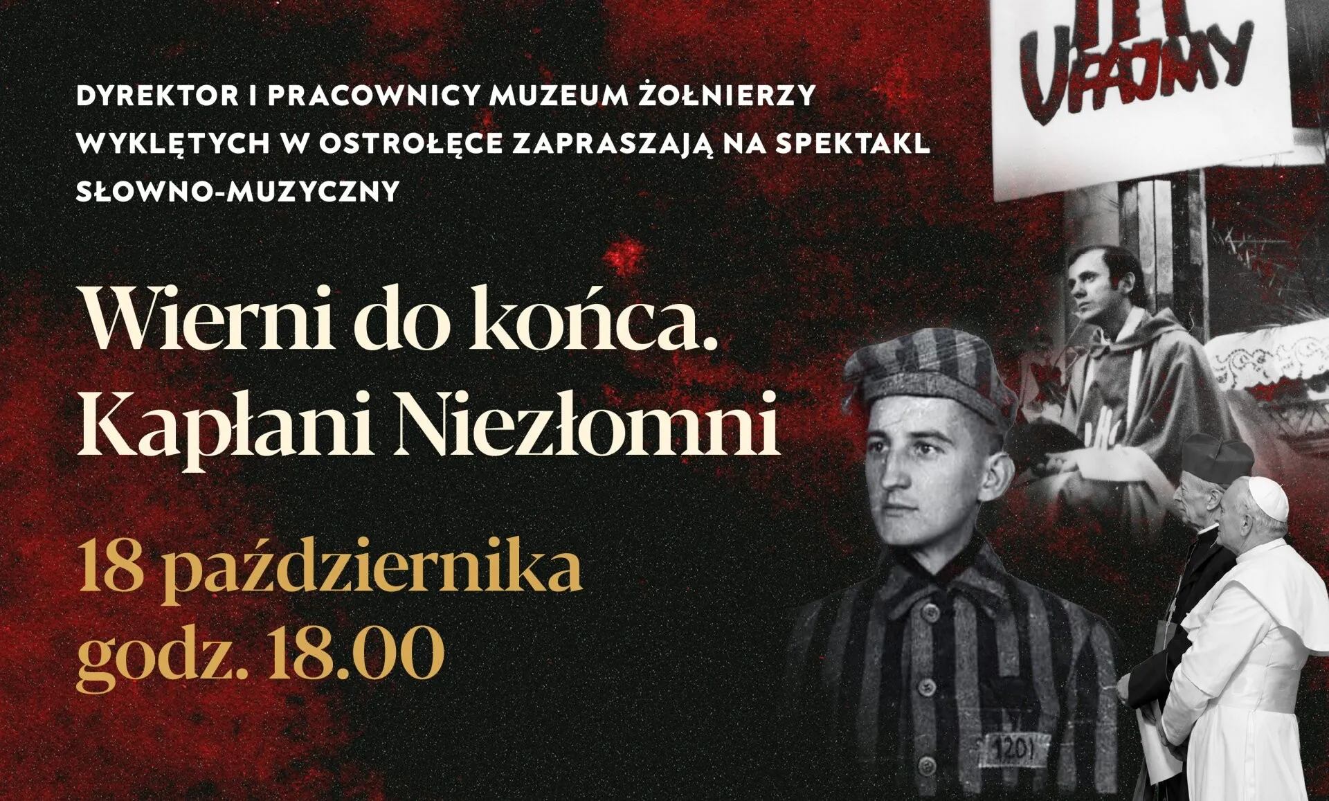Wyszyński, Popiełuszko, Blachnicki, Wojtyła. Koncert w hołdzie kapłanom niezłomnym w MŻW