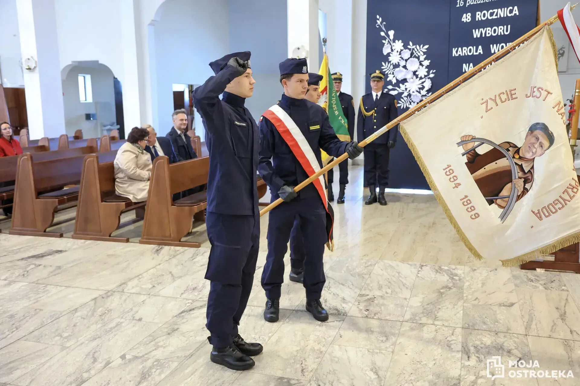 Ostrołęka uczciła Jana Pawła II, patrona miasta (zdjęcia, wideo)
