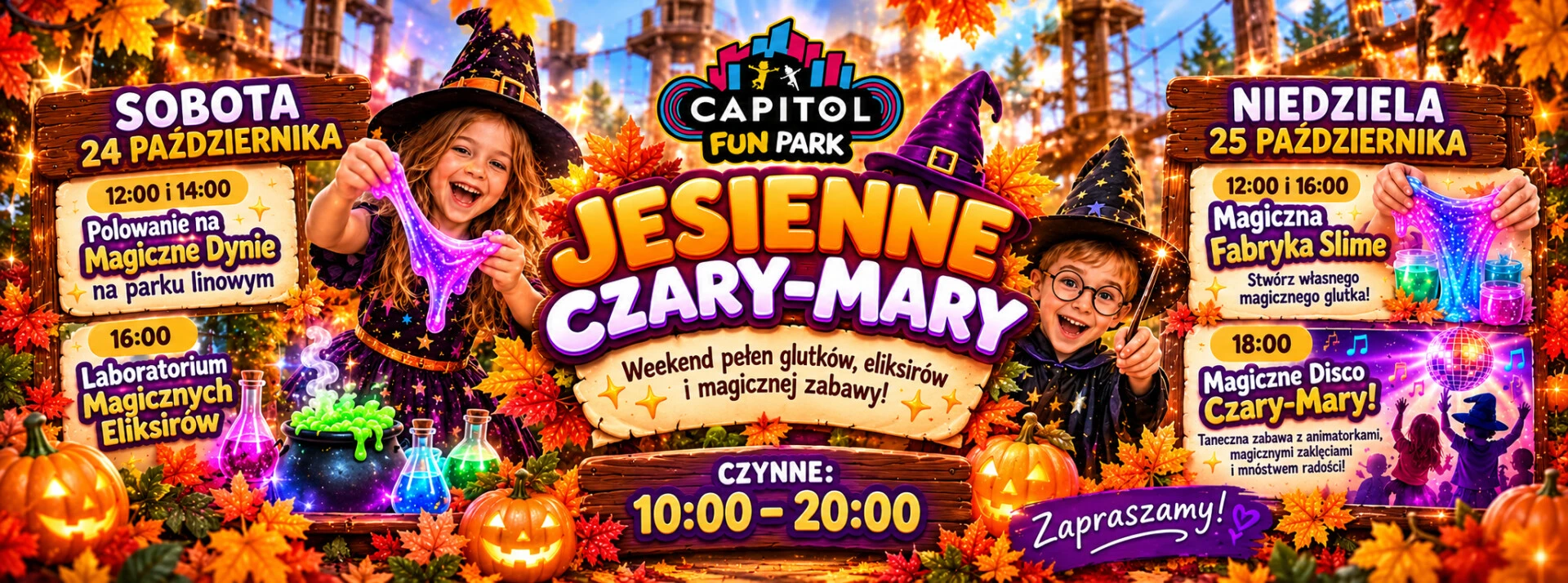 Jesienne czary-mary w Capitol Fun Park!