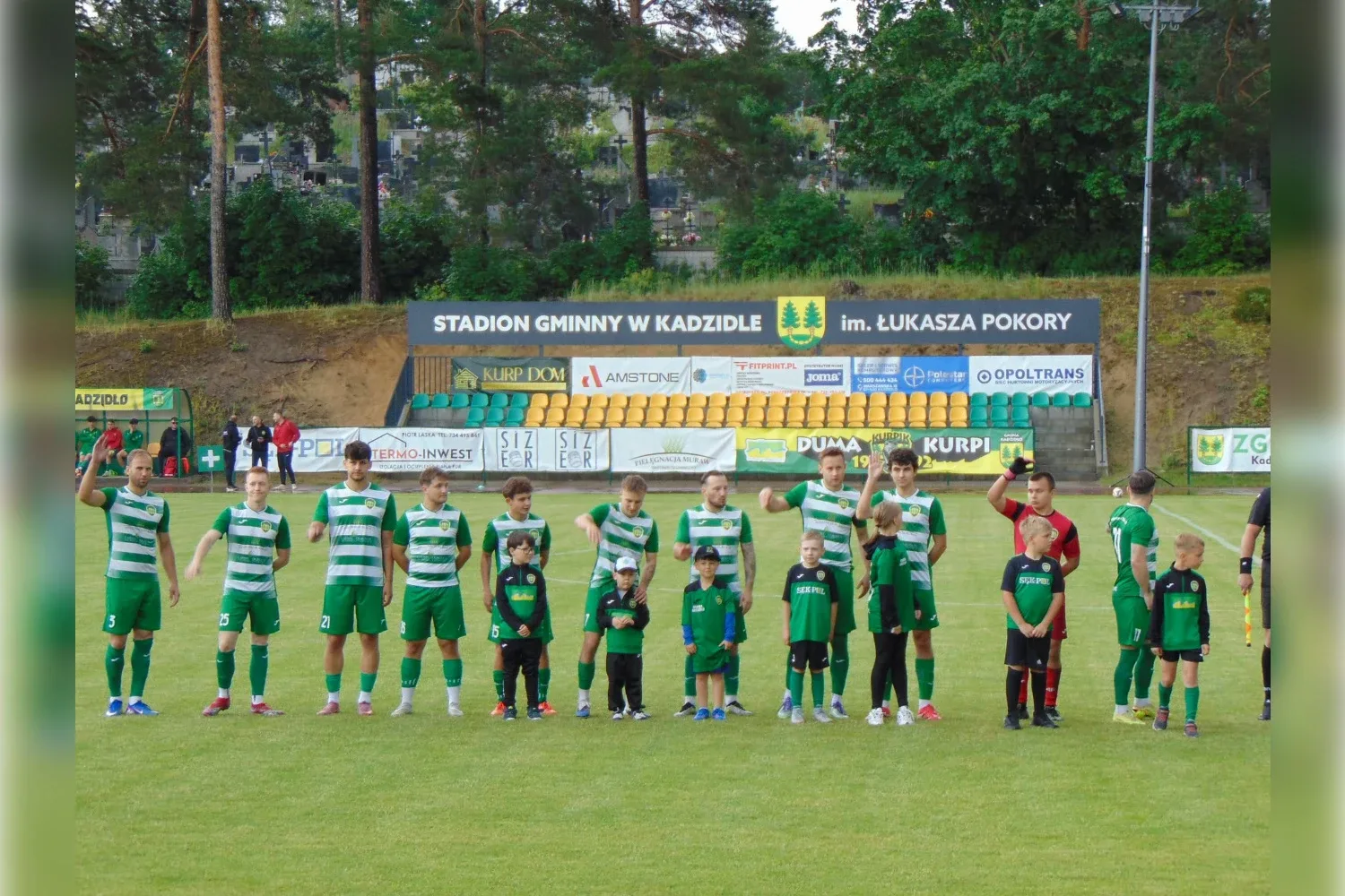 Kurpik Kadzidło wygrał sparingowe derby Kurpi. Czterech zawodników z bramkami