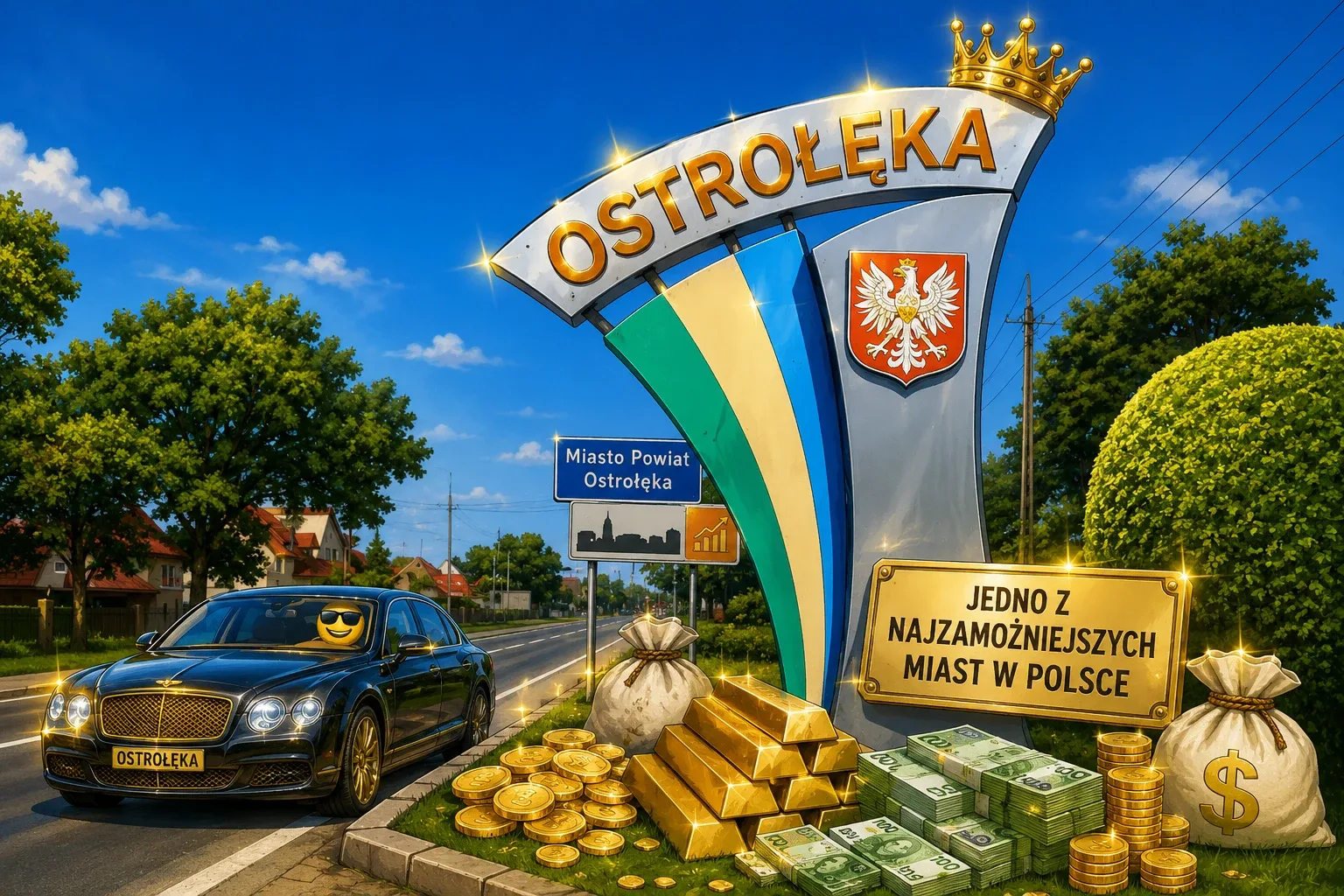 Ostrołęka jednym z najbogatszych miast w Polsce. Awansowaliśmy do pierwszej trójki