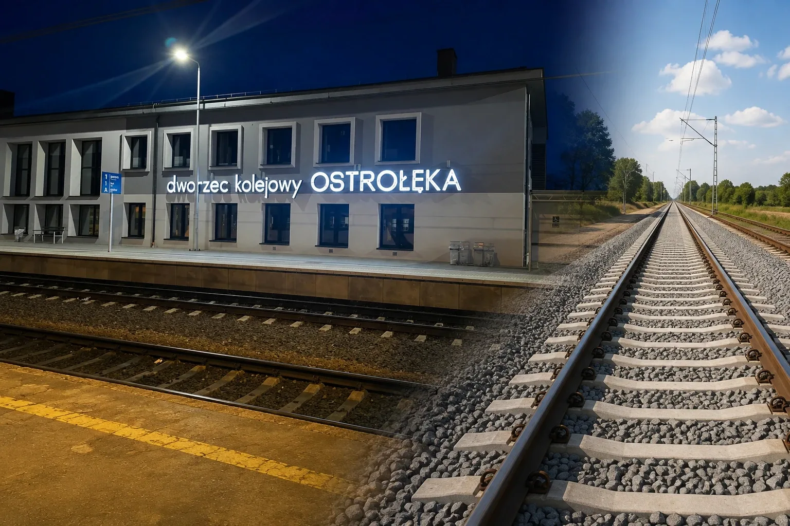 Kolej wraca na trasę z Ostrołęki do Warszawy! Jest termin powrotu pociągów po modernizacji linii