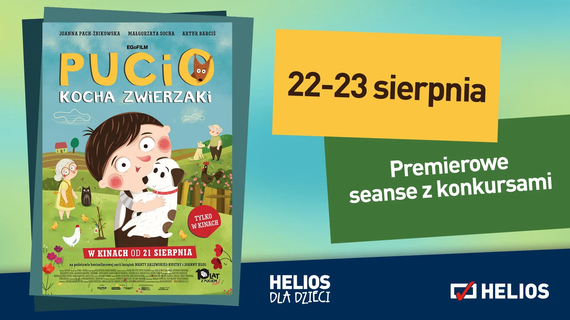 Helios zaprasza na sierpniowe hity na wielkim ekranie. Łapcie bilety!