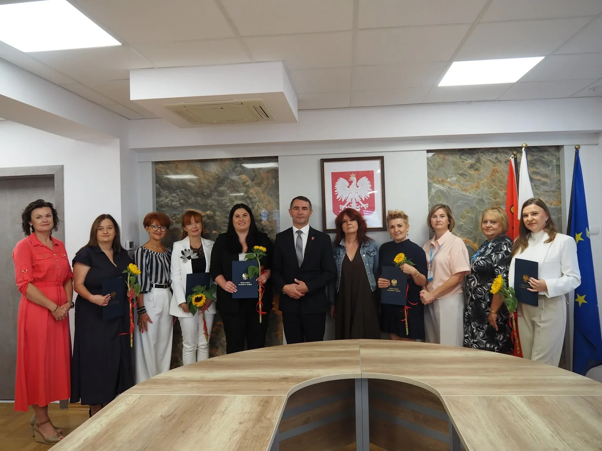 Pięcioro nauczycieli z gminy Olszewo-Borki awansowało. Odebrali akty nadania stopnia mianowanego