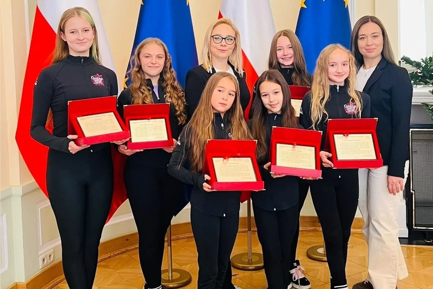 Sukces Cheerleaderek Pasja doceniony. Zawodniczki spotkały się z wiceministrami sportu