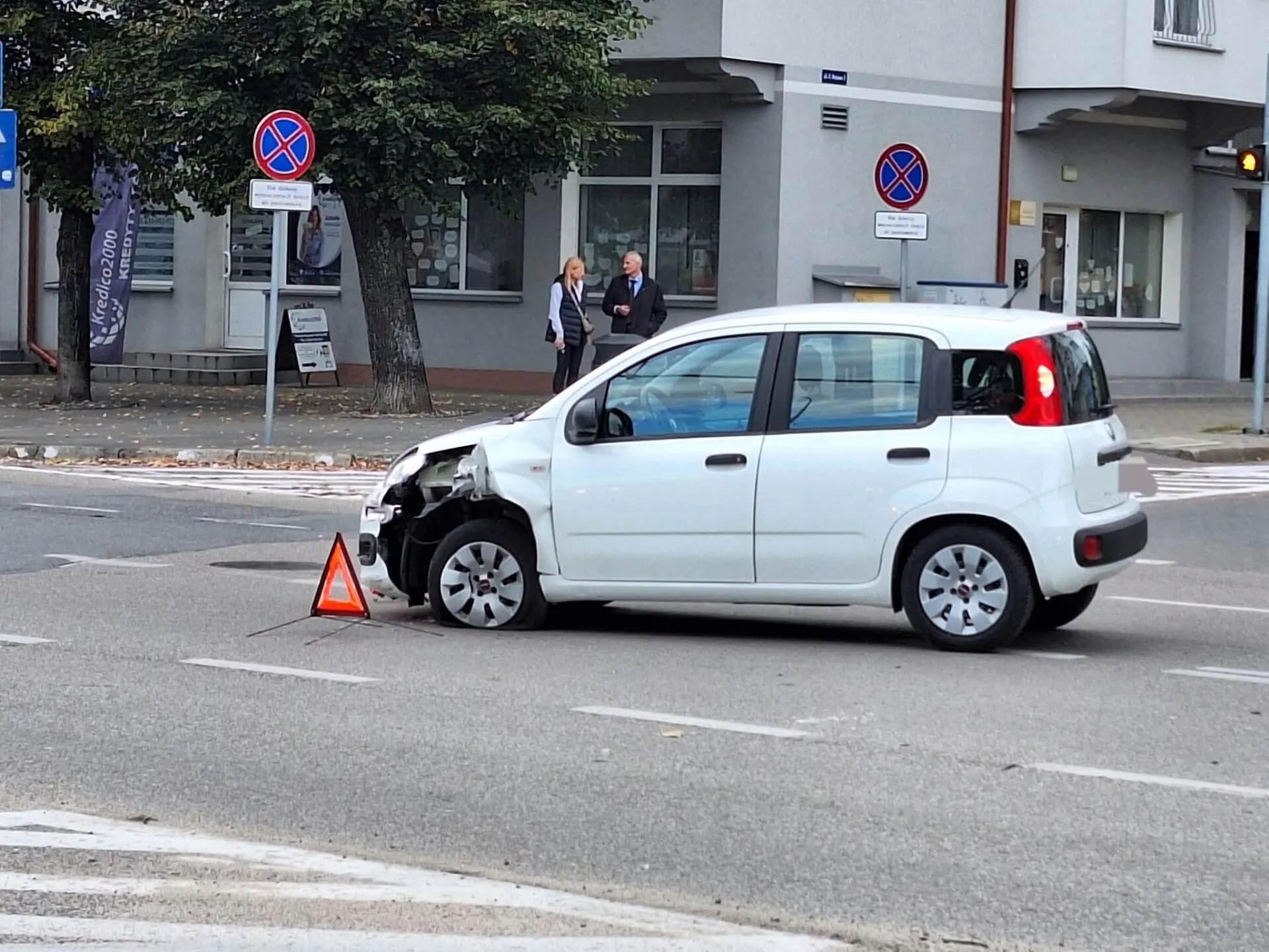 Zderzenie na skrzyżowaniu w centrum Ostrołęki