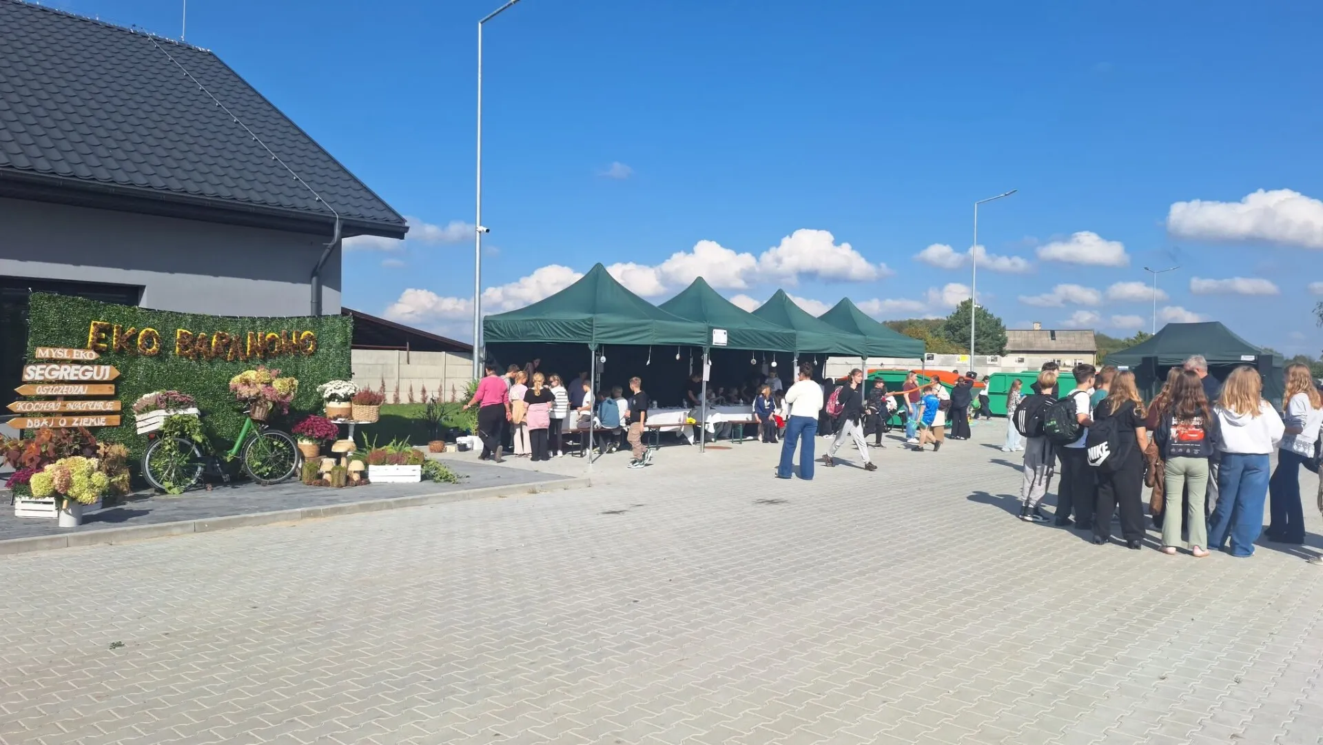 Tu odpady zaczynają nową drogę. Ekologiczne wydarzenie na terenie PSZOK w Baranowie