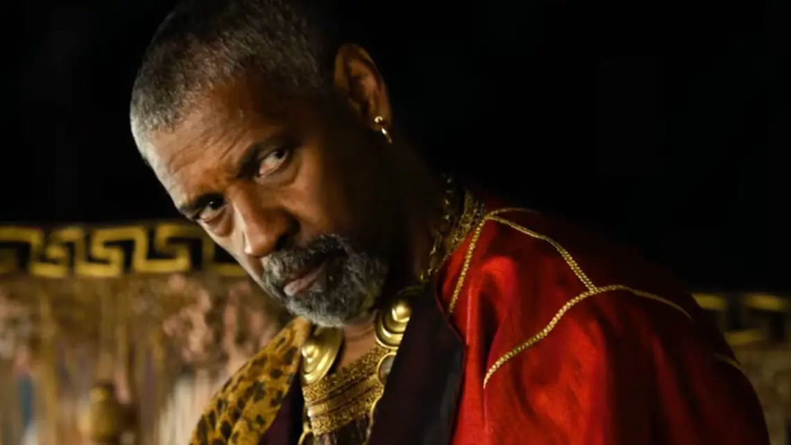 how-‘gladiator-2’-sneakily-turns-denzel-washington-into-an-oscar-worthy-villain-with-clip-on-earrings,-15-silk-tunics-and-more