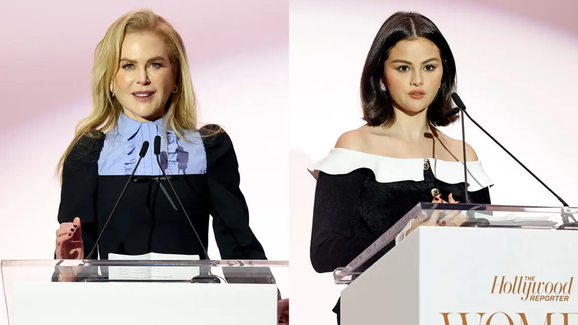 nicole-kidman,-selena-gomez-celebrate-mentorship-and-unity-at-thr-women-in-entertainment-event:-“together,-we-can-break-down-barriers”