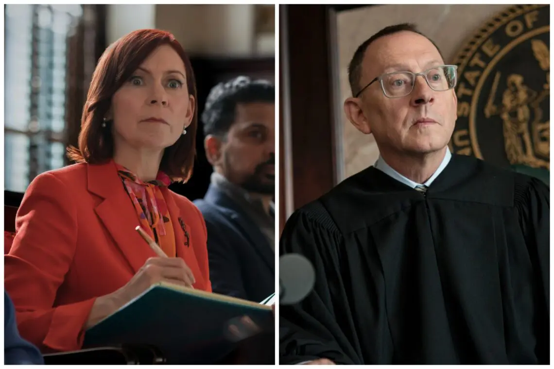 after-26-years-of-marriage,-carrie-preston-and-michael-emerson-face-off-on-‘elsbeth’:-‘it’s-like-a-collision-of-universes’