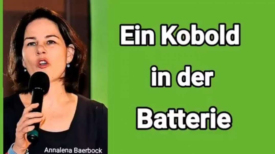 Annalena Baerbock:  "Kobold" in der Autobatterie