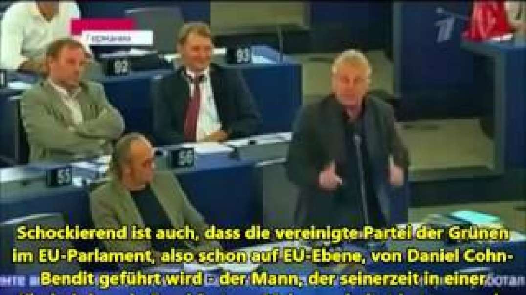 Russisches Fernsehen über Grüne Pädophile im Bundestag und im EU Parlament