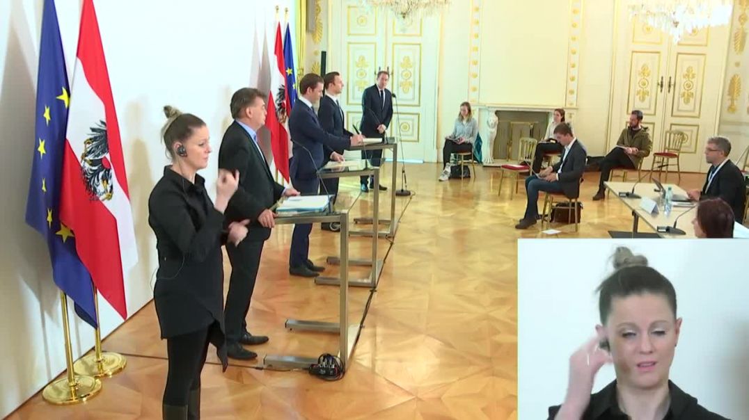 Pressestatements nach dem Ministerrat. 18.03.2020