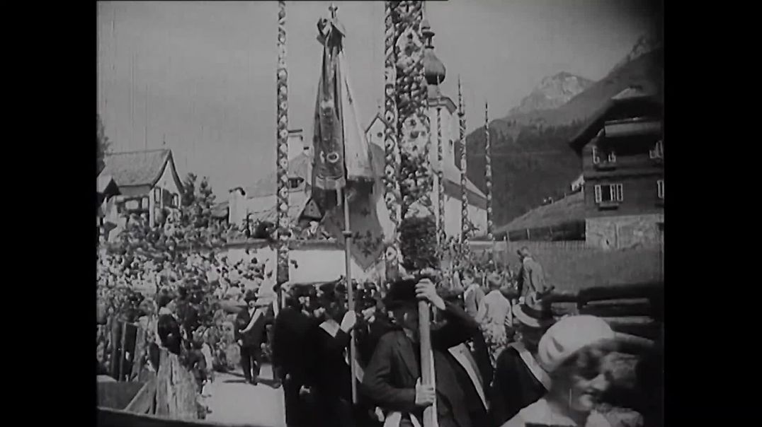 Prangstangentragen im Lungau, 1934