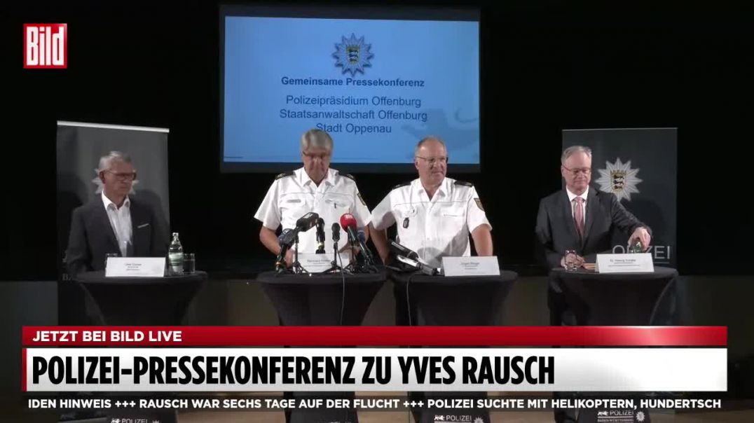 Festnahme! Pressekonferenz: Wald-Rambo Yves Rausch heute um 17:15 Uhr gefasst