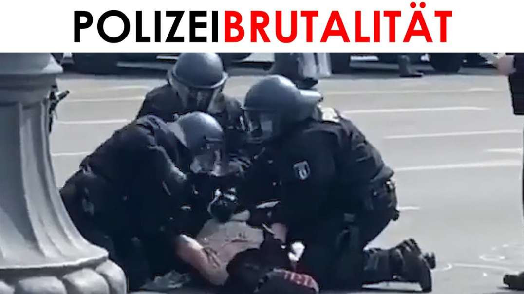 Merkels Polizei: Erschreckende bislang unveröffentlichte Bilder zur Brutalität in Berlin 29./30.8.
