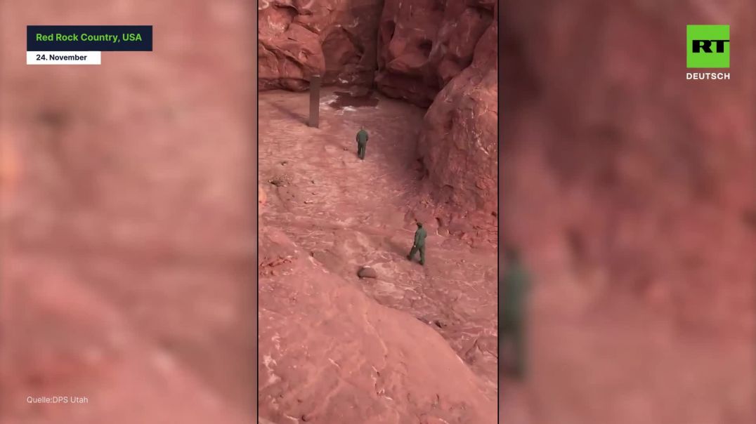 Mysteriöser Metall-Monolith in der Wüste Utahs entdeckt
