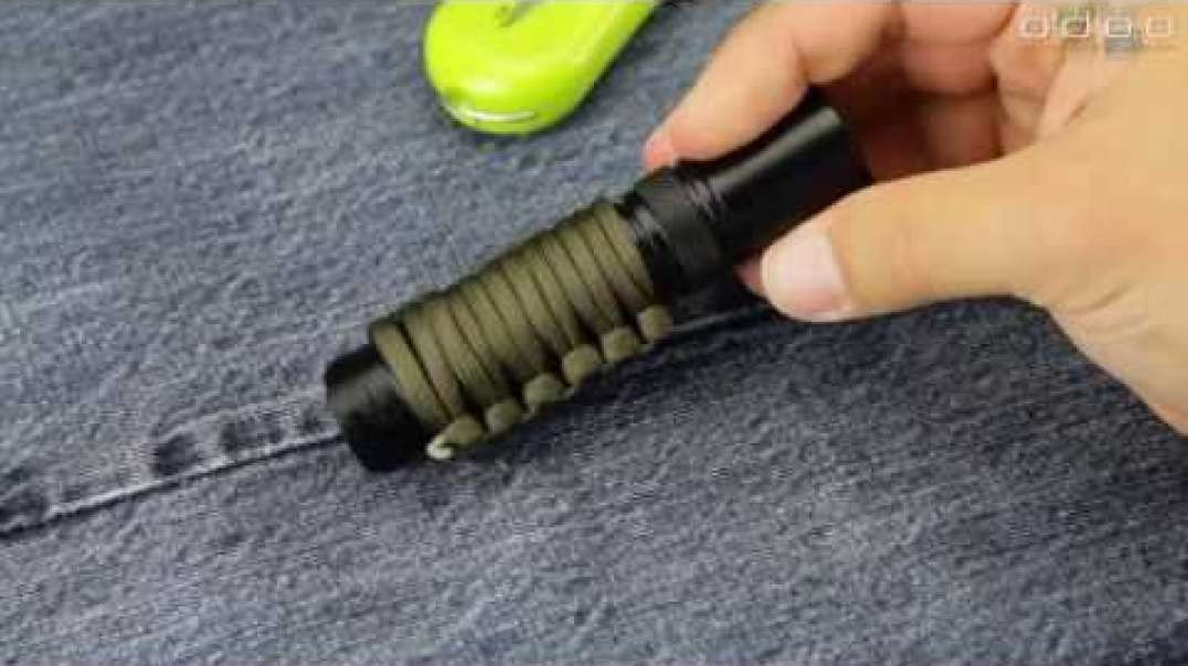 ⁣Paracord - Taschenlampen Wicklung