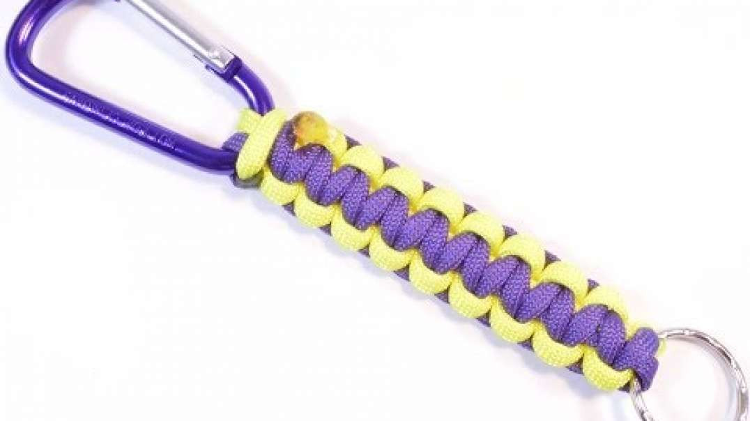 How to Make a Key Chain Lanyard from Paracord - Cobra Weave - BoredParacord
