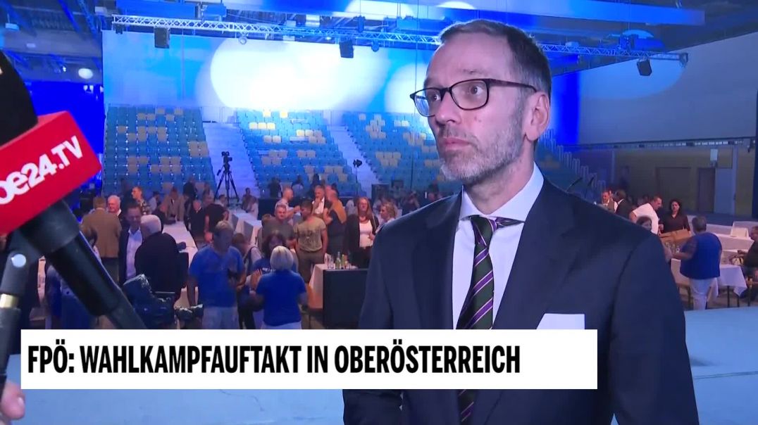 ⁣Kickl zum Wahlkampfauftakt der FPÖ in Oberösterreich