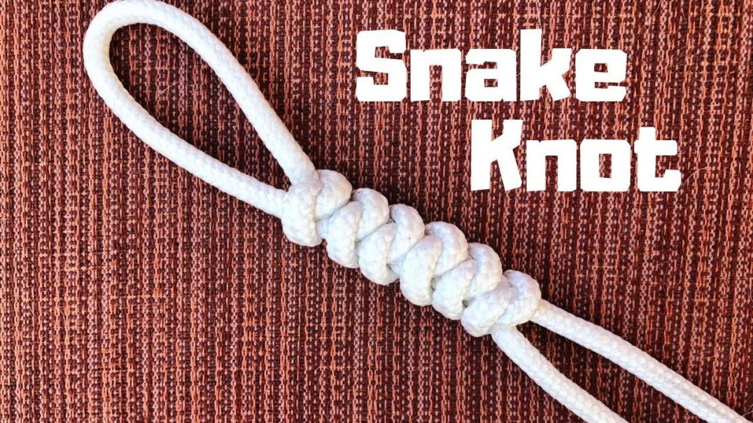 Wie man den Schlangenknoten bindet (Snake Knot)