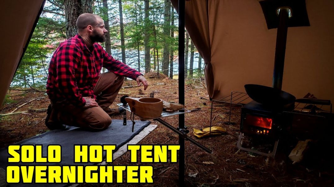 Solo Hot Tent Overnighter